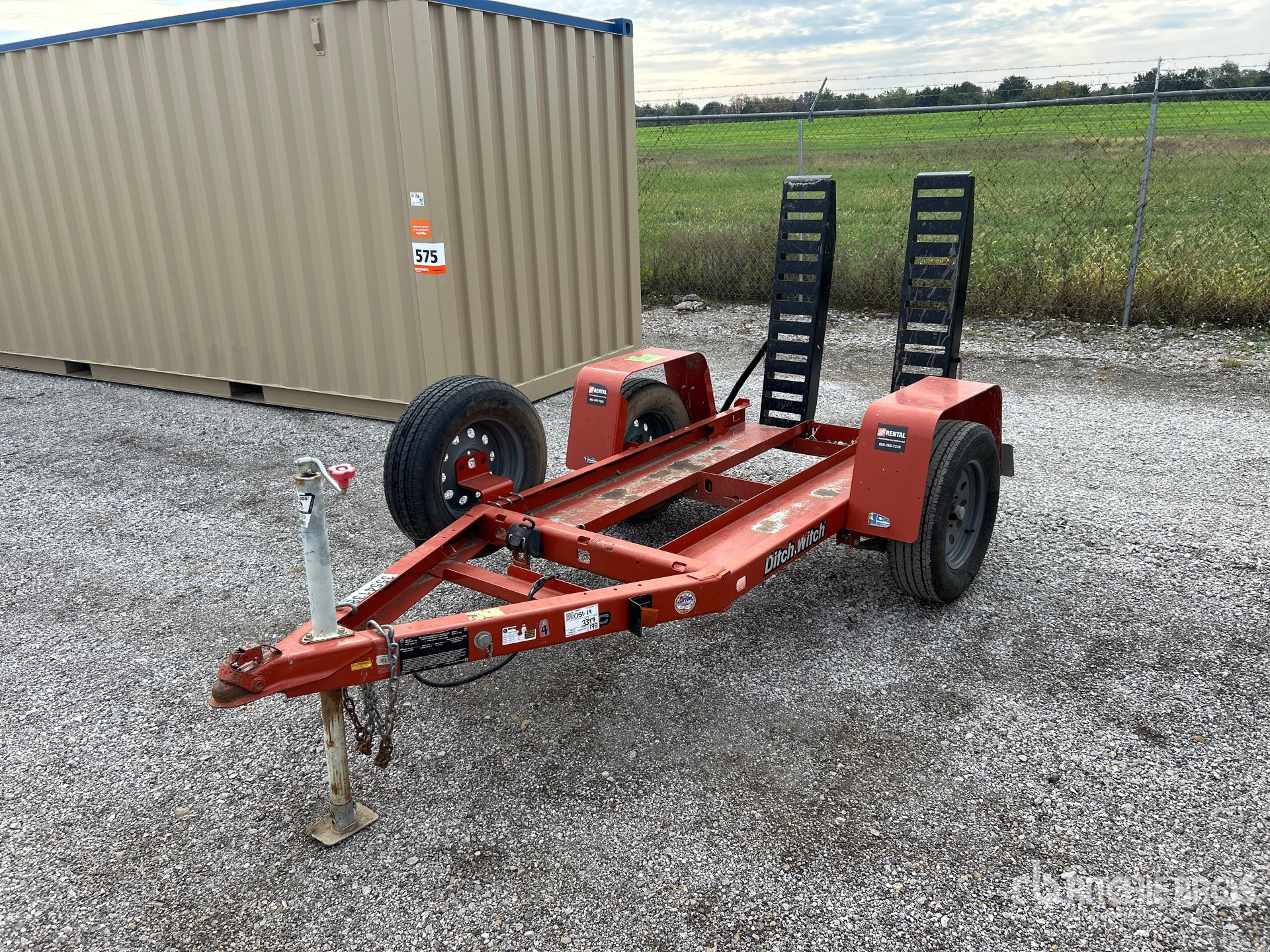 2020 Ditch Witch S3C 6 ft S/A Trailer utilitario