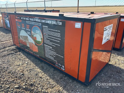 TMG DT4041CF 40 ft x 40 ft Dual Truss Riparo di Contenitori (Unused)