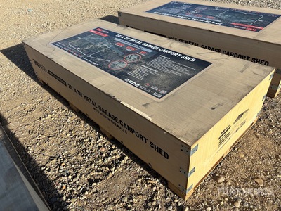 TMG MSC2030 20 ft x 30 ft Metal Tettoia per Auto (Unused)