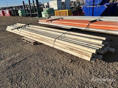 Quantity of (30) 4 in x 20 ft White DB2 Underground Tubo