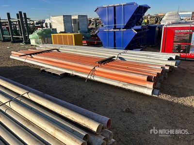 Quantity of (63) 4 in x 20 ft Gray and Orange (Underground) Resistance Tubo