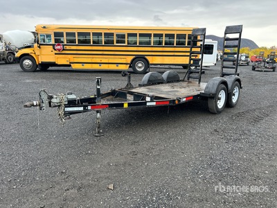 2019 Miska 10 ft T/A Equipment Trailer