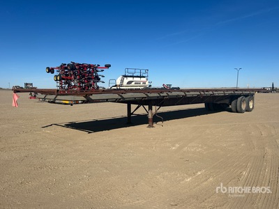 1992 Feather Lite 45 ft T/A Flatbed Trailer