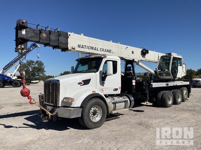 2017 National NBT40-1 40 ton Straight Boom on 2018 Peterbilt 567 8x4 Boom Truck
