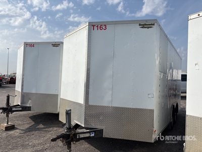 2017 Forest River LVHW81516TA2 16 ft T/A Enclosed Trailer