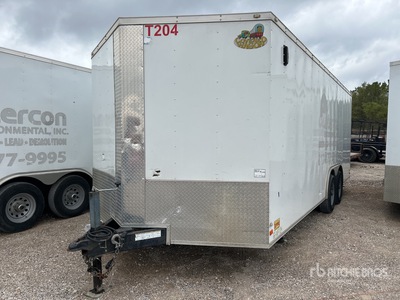 2016 Covered Wagon CW8.5X20TA3 21 ft T/A Remolque Cerrado