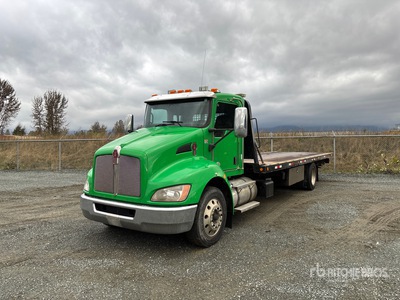 2016 Kenworth T370 4x2 Autocarro con pianale rollback