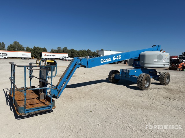 2017 Genie S45 4WD Diesel Telescopic Boom Lift | Ritchie Bros. Auctioneers