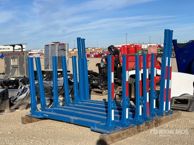 Quantity of (7) Trailer Pipe Bunks Varios implementos camion