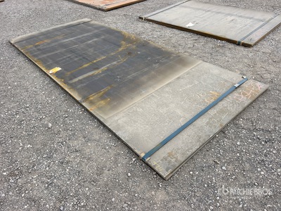 Quantity of (2) 2025 Kit Containers 60 in x 144 in (0.75 in Thick) Stahlplatten