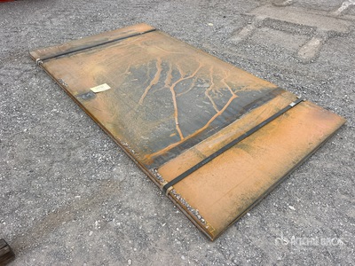 Quantity of (2) 2025 Kit Containers 60 in x 111 in (0.75 in Thick) Stahlplatten