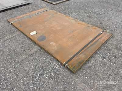 Quantity of (2) 2025 Kit Containers 60 in x 105 in (0.75 in Thick) Stahlplatten