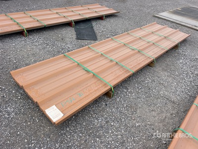 Quantity of (50) 2025 Kit Containers Steel R Panel