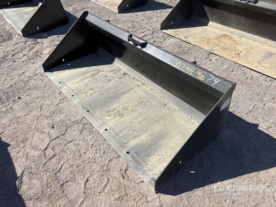 All-Star 74 in Low Profile Skid Steer Bucket (Unused)