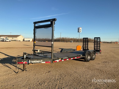 2021 Diamond C 22 ft T/A Plant Trailer