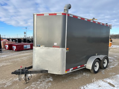 2015 H & H 15 ft T/A Wash Unit Kastenanhänger