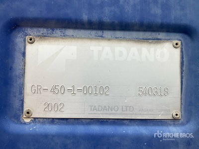 2001 Tadano TR-450XL-4 45 ton Grue tout terrain