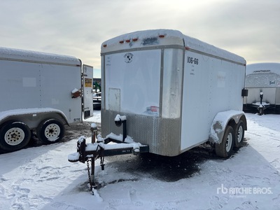 2001 Cargo Express 12 ft T/A Enclosed Trailer