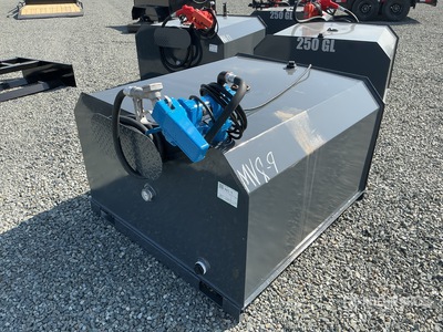 Quantity of 250 gal Skid Mounted Steel Kraftstofftank (Unused)