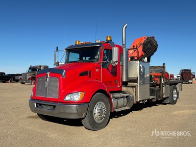 2011 Palfinger PK23002 on 2013 Kenworth T370 4x2 Ciężarówka z wysięgnikiem