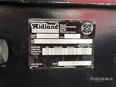 2008 Midland Tri/A End Dump Trailer