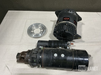 (1) Starter, (1) Alternator, (7) Vehicular Brackets & Assorted Items