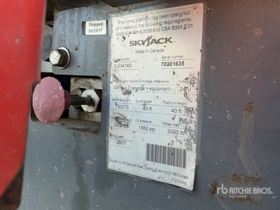 2017 Skyjack SJIII4740 Electric Scissor Lift