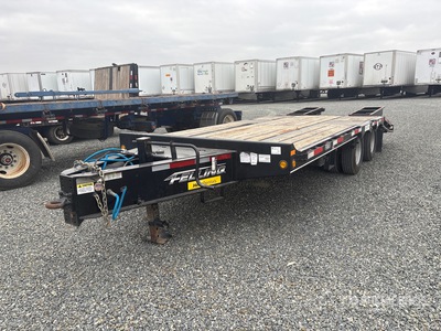 2018 Felling FT-20-2 LP 21 ft T/A Equipment Trailer