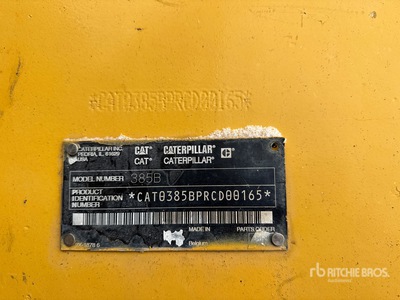 2004 Cat 385B L VG Tracked Excavator