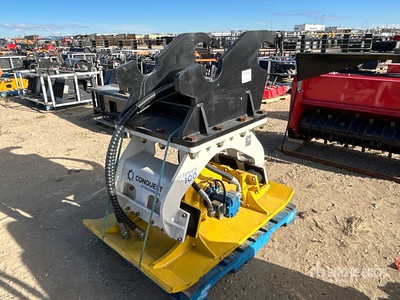 Conquest 100 Series 37 in Q/C Excavator Plate Compactor - Fits 30-40 Ton Excavator (Unused)
