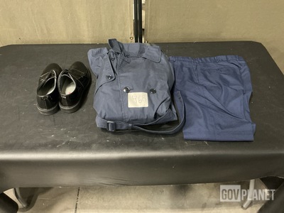 (34) Pairs of Men's Trousers, (26) All-Weather Coats & Assorted Items