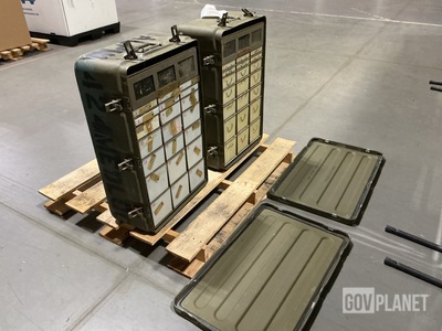 (2) A&S Tribal Industries 701000-303 Medical Instrument & Supply Storage Chests