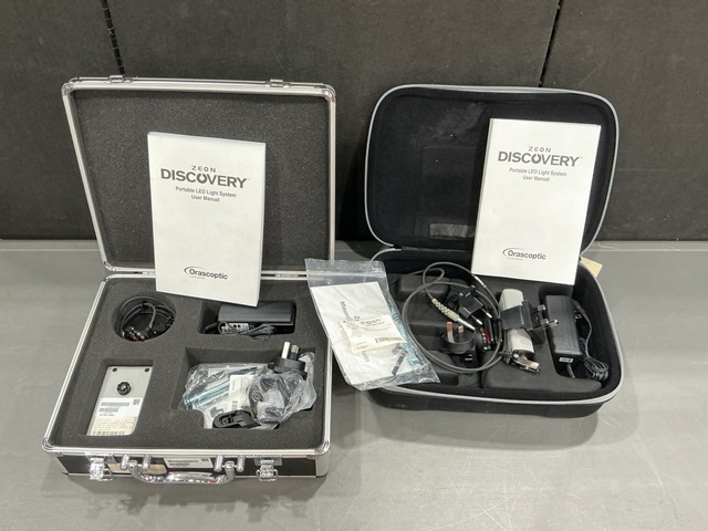 (4) Orascoptic Zeon Portable LED Light Systems (4) Orascoptic Zeon Portable LED Light Systems