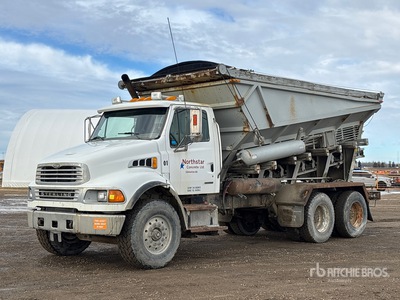Dahms Stone Slinger on 2007 Sterling Acterra 6x4 Stone Spreader Truck