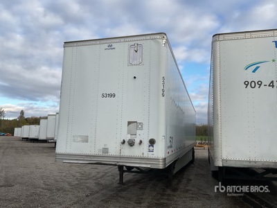 2013 Hyundai VI2530152-AJS 53 ft x 102 in T/A Remolque de furgoneta