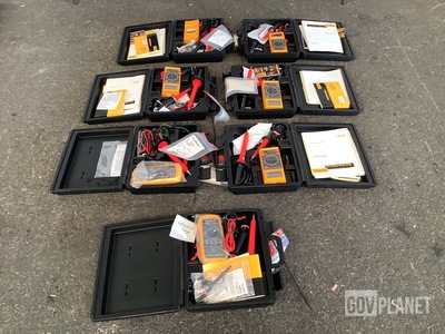 (10) Assorted Multimeters & (2) Assorted Drill Bit Sets