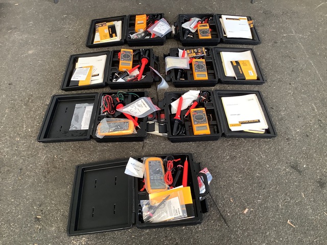 (10) Assorted Multimeters & (2) Assorted Drill Bit Sets (10) Assorted Multimeters & (2) Assorted Drill Bit Sets