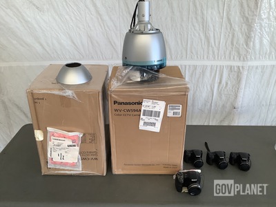 (2) Panasonic WV-CW594A Color CCTV Cameras & (4) Digital Cameras