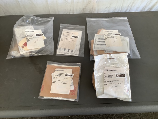 (34) Balance Plugs, (2) Wiper Rings, (2) Straight Pins & Assorted Items