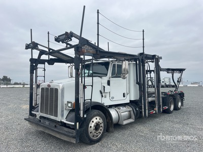 2016 Peterbilt 365 6x4 Sleeper Car Carrier Truck