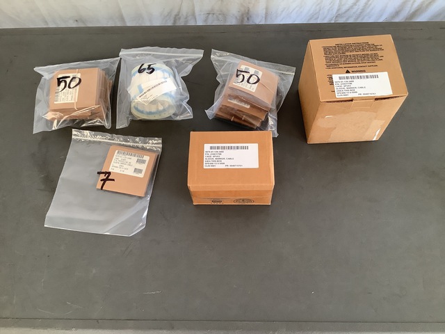 (14) Junction Boxes, (486) Cable Markers, (35&rsquo;) of Cable & Assorted Items