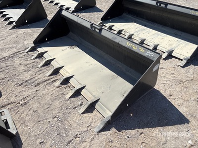 All-Star 80 in Low Pro w/Teeth Skid Steer Bucket (Unused)