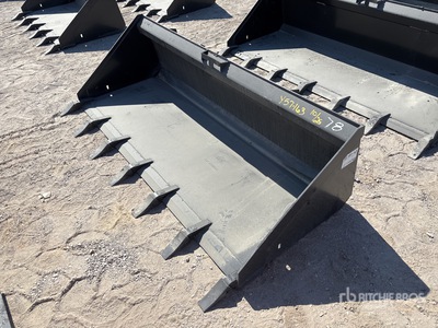 All-Star 78 in Low Pro w/Teeth Skid Steer Bucket (Unused)