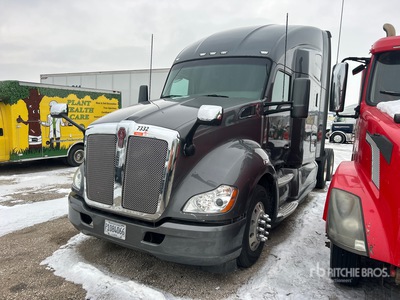 2016 Kenworth T680 6x4 Tracteur Routier Couchette (Inoperable)