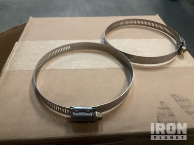 (100) SAEJ1508F64 Hose Clamps