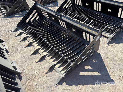 All-Star 84 in Rock w/Teeth Skid Steer Bucket (Unused)