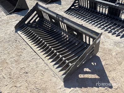 All-Star 80 in Rock Skid Steer Bucket (Unused)