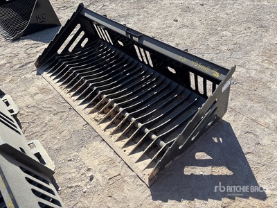 All-Star 80 in Rock Skid Steer Bucket (Unused)