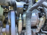 Engine with A/C Compressor