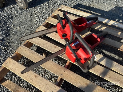 Quantity of (2) Milwaukee Electric Chain Saw